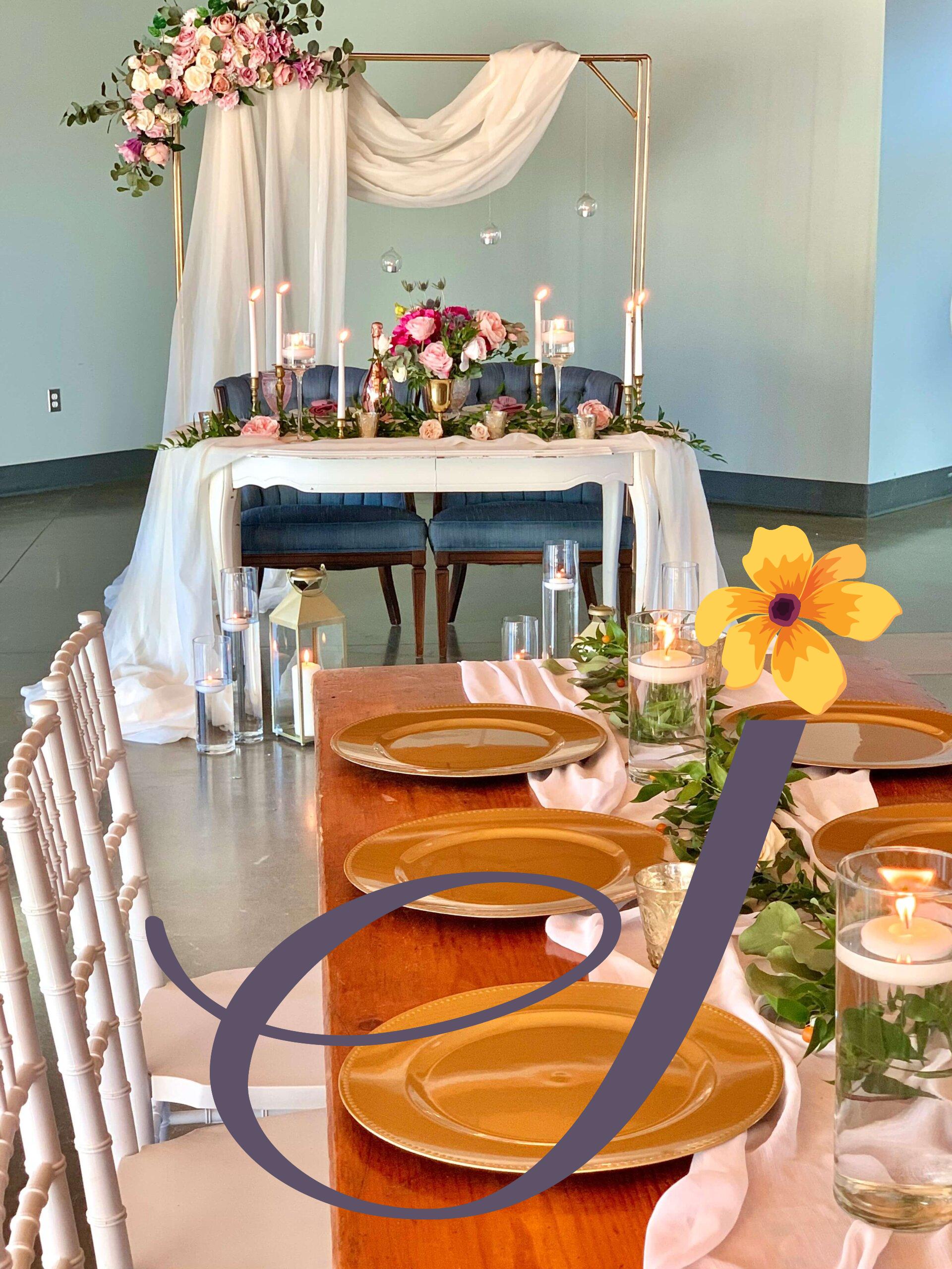 White and Ivory Long Chiffon Table Runners (175" long) - Image 3